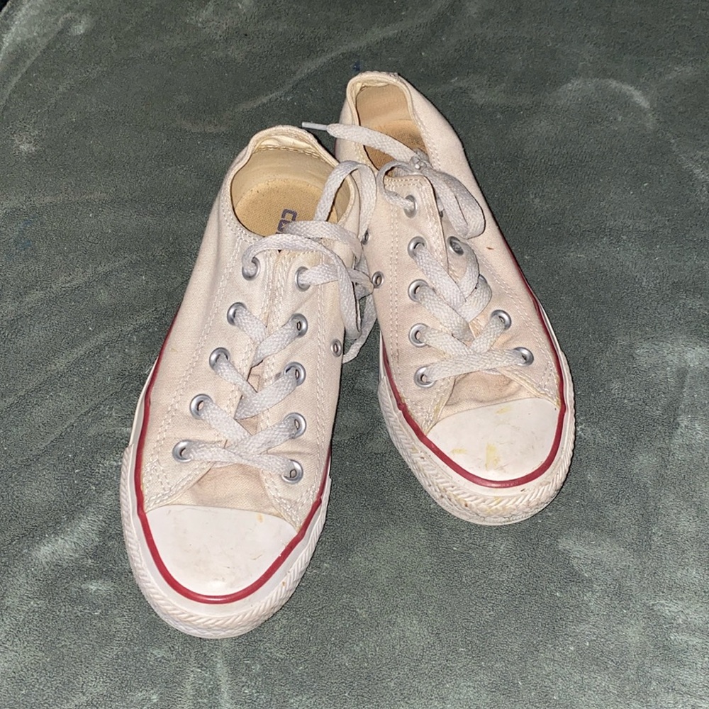 Converse white shoes (99)